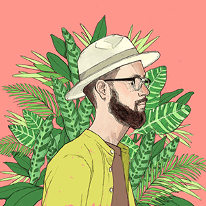 Man with Plant
