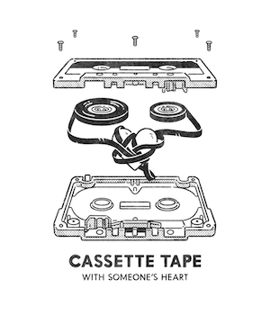 CASSETTE TAPE - WITH SOMEONE'S HEART